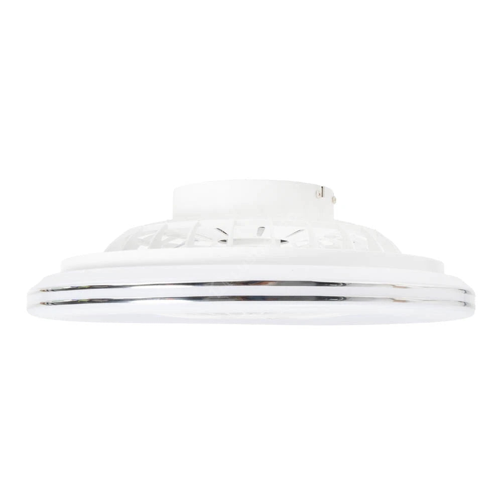 Plafoniera LED cu Ventilator BREEZY White 48W 49CM Echivalent 195W Telecomanda