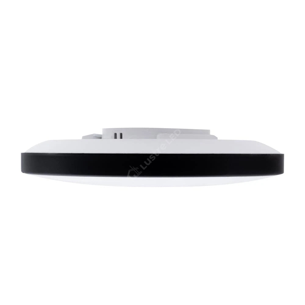 Plafoniera LED Exterior DARS Black 18W 4000K 25CM Echivalent 100W
