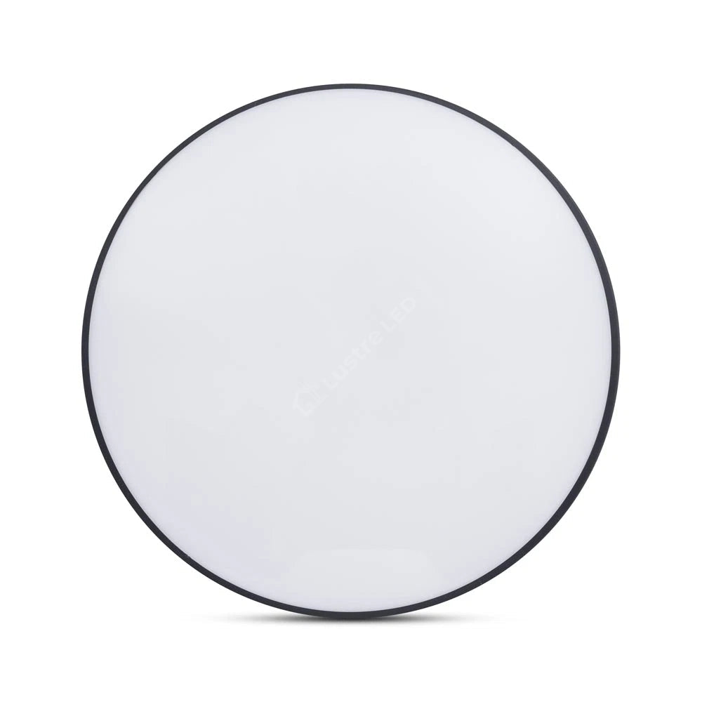 Plafoniera LED Exterior DARS Black 18W 4000K 25CM Echivalent 100W