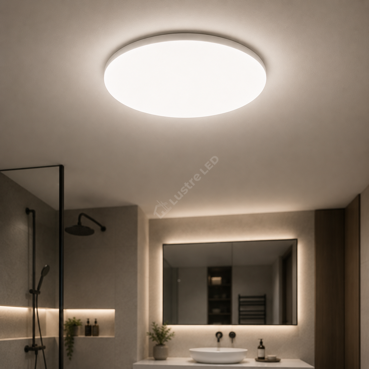 Plafoniera LED Frameless Rotund 20W, 1980lm, 4000K IP44 26cm