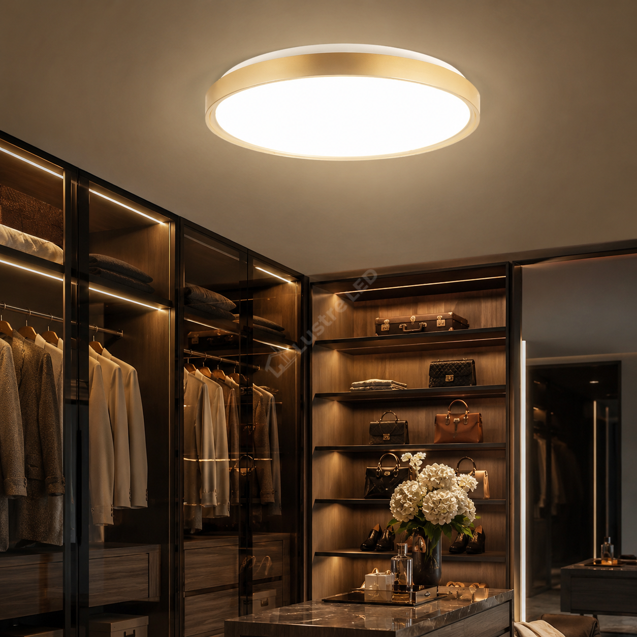 Plafoniera LED GLOW Aurie Rotunda 50CM Echivalent 250W