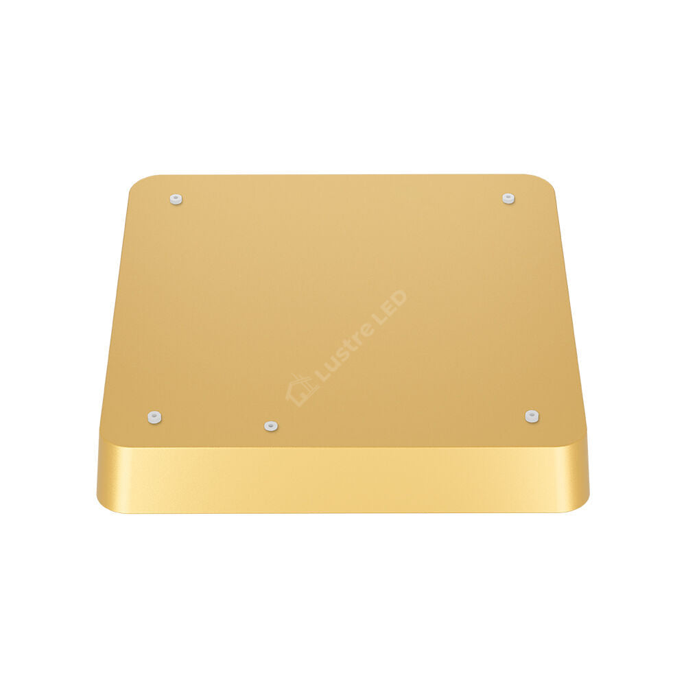 Plafoniera LED Gold 36W BLADE Patrata Echivalent 400W Dimabila 3 Lumini din Buton