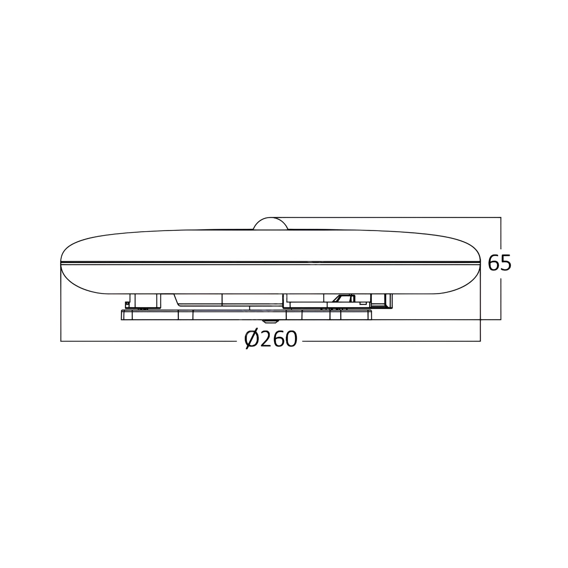 Plafoniera LED JADE 18W Senzor Miscare 3000K IP44 Echivalent 180W (Copy)