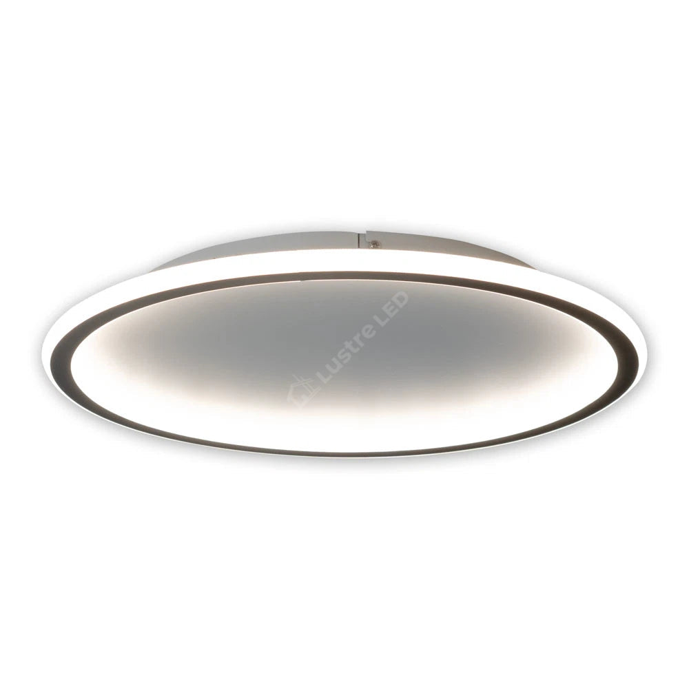 Plafoniera LED MIA Black 40cm 1920lm Dimabila Telecomanda