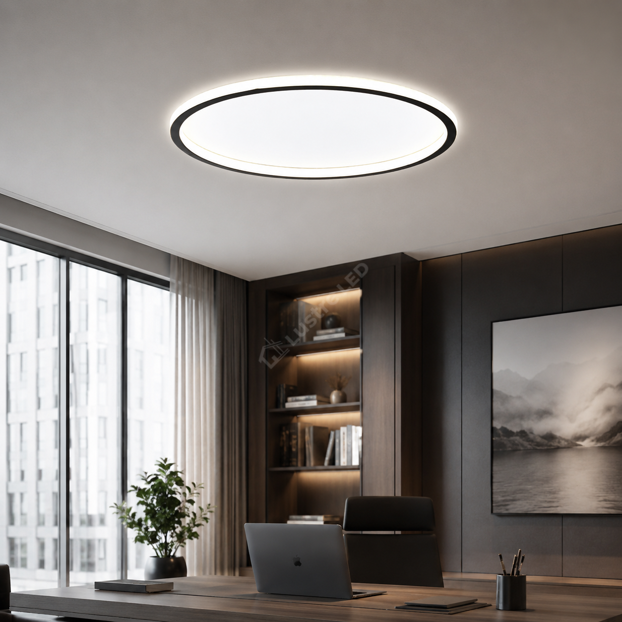 Plafoniera LED MIA Black 40cm CCT 2200lm