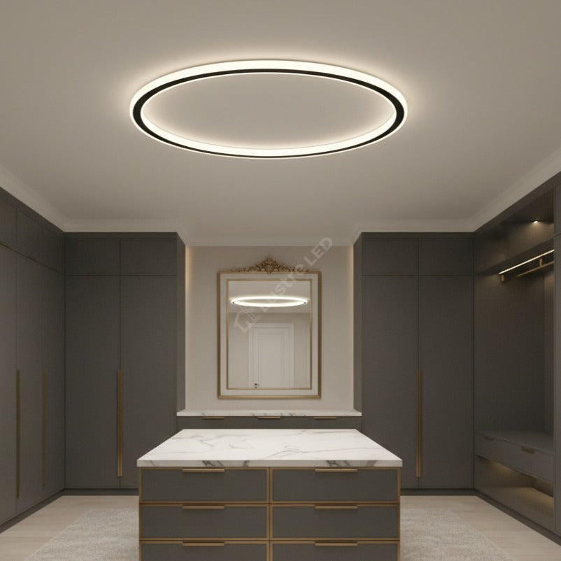 Plafoniera LED MIA Black 60cm CCT 3300lm