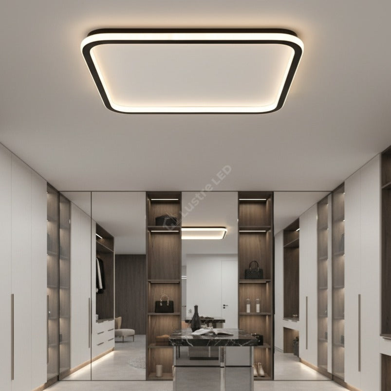 Plafoniera LED MIA Black Square 50cm CCT 3300lm