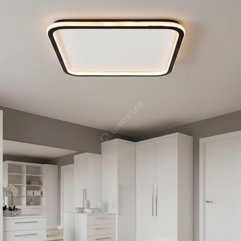 Plafoniera LED MIA Black Square 50cm CCT 3300lm