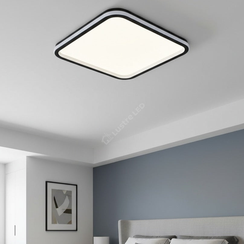 Plafoniera LED MIA Black Square 50cm CCT 3300lm