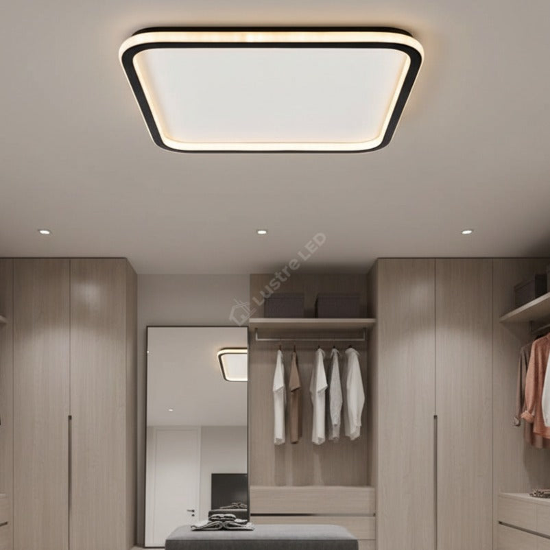 Plafoniera LED MIA Black Square 50cm CCT 3300lm