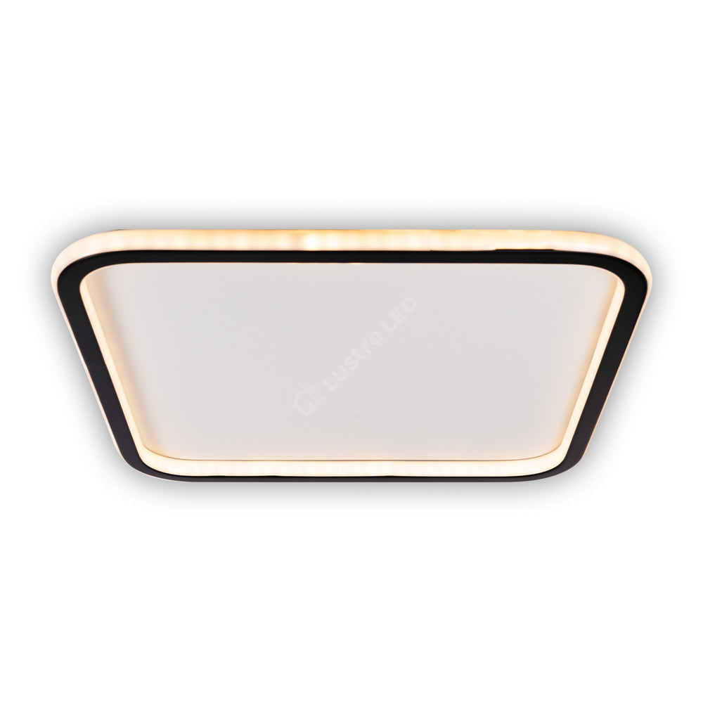Plafoniera LED MIA Black Square 50cm CCT 3300lm
