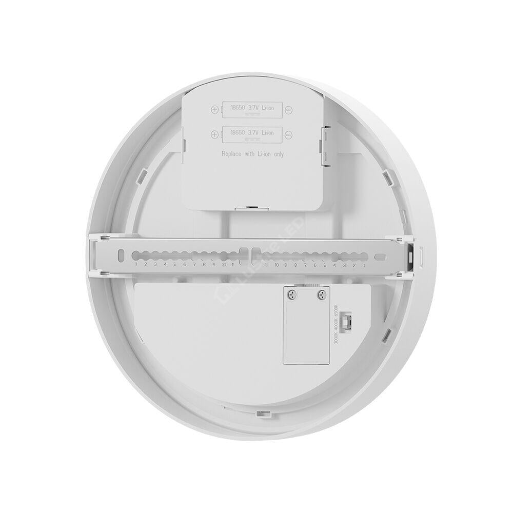 Plafoniera LED MOON White 18W 2020lm 22cm CCT IP65 Kit Emergenta
