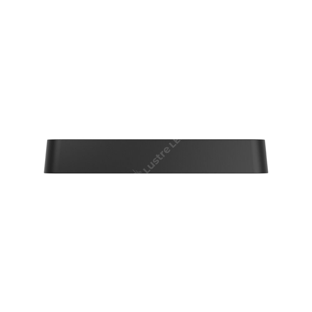 Plafoniera LED Neagra 36W BLADE Patrata Echivalent 400W Dimabila 3 Lumini din Buton