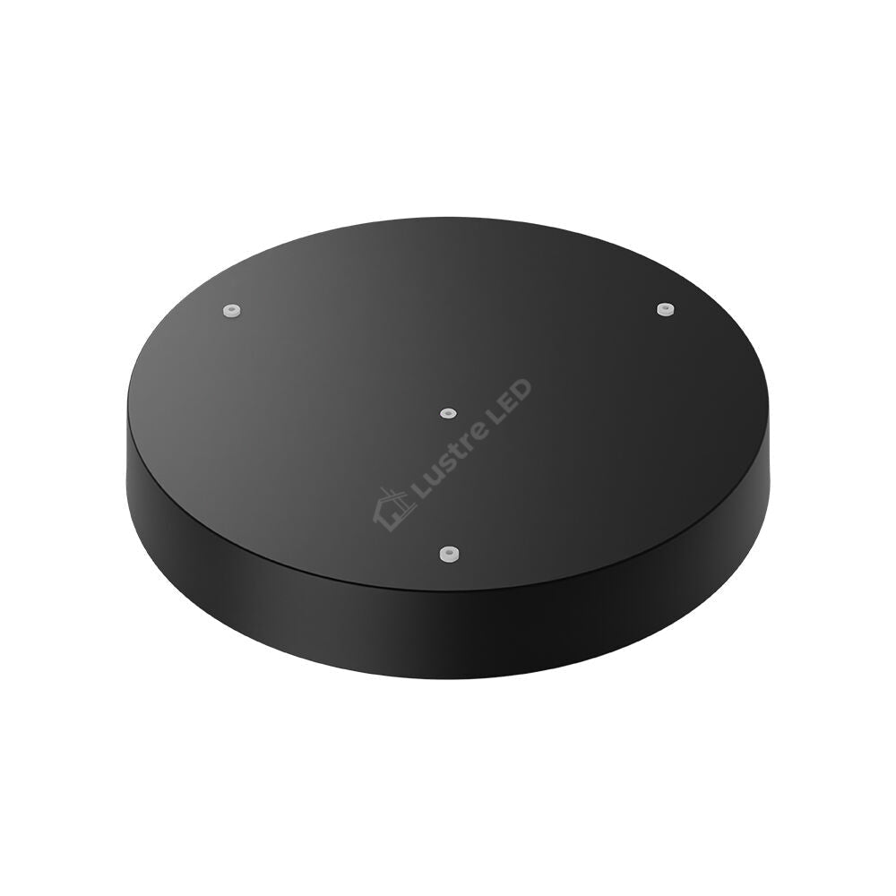 Plafoniera LED Neagra 36W BLADE Rotunda Echivalent 400W Dimabila 3 Lumini din Buton