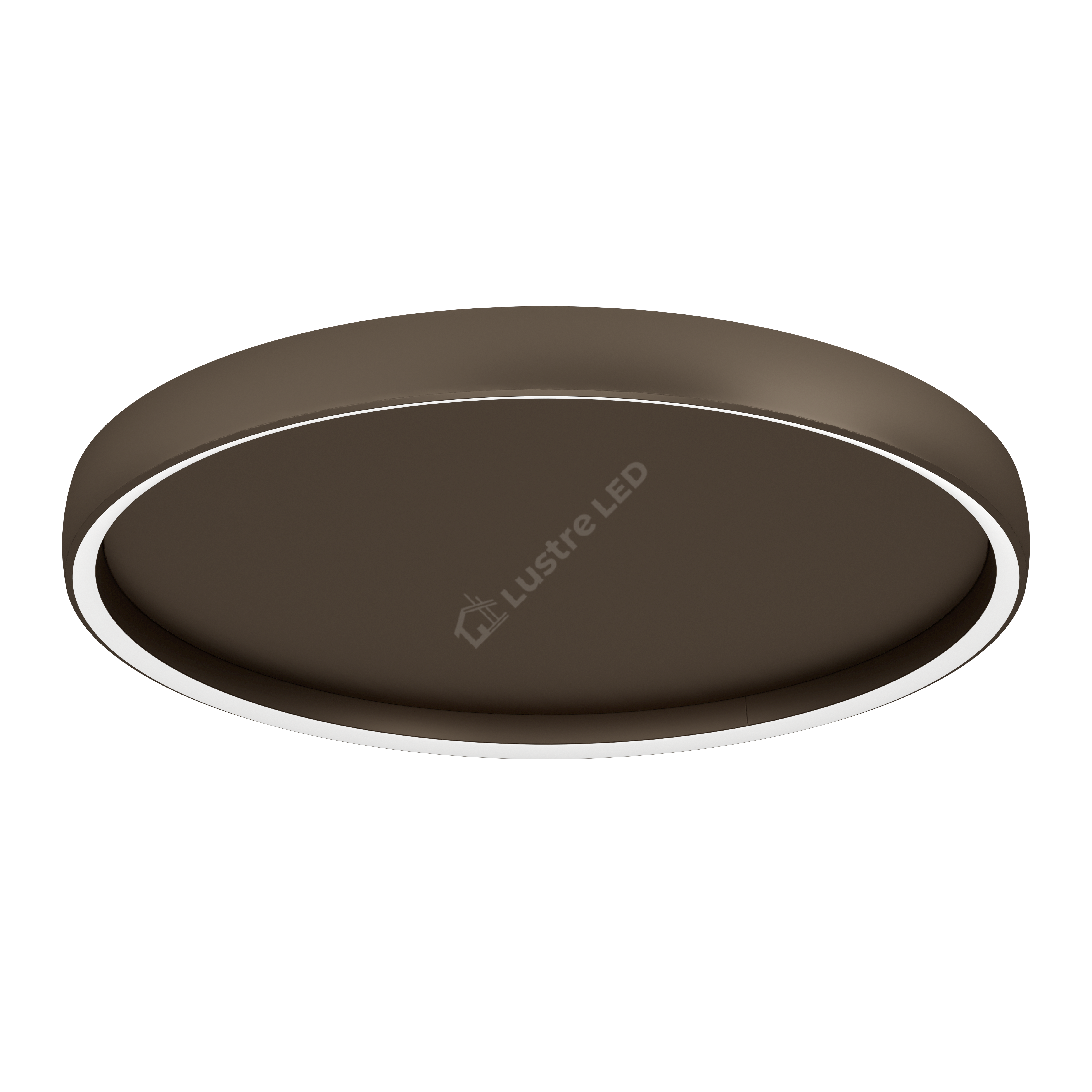 Plafoniera LED Premium Trabuco Black & Brown Echivalent 350W Telecomanda