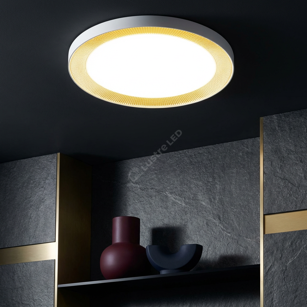 Plafoniera LED PULSAR Gold 52,5CM Smart Control Tuya Echivalent 150W