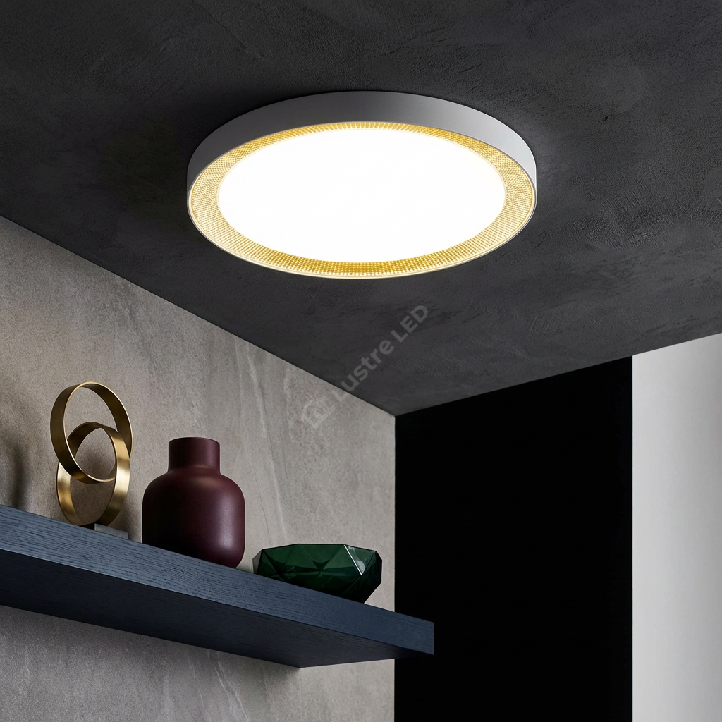 Plafoniera LED PULSAR Gold 52,5CM Smart Control Tuya Echivalent 150W