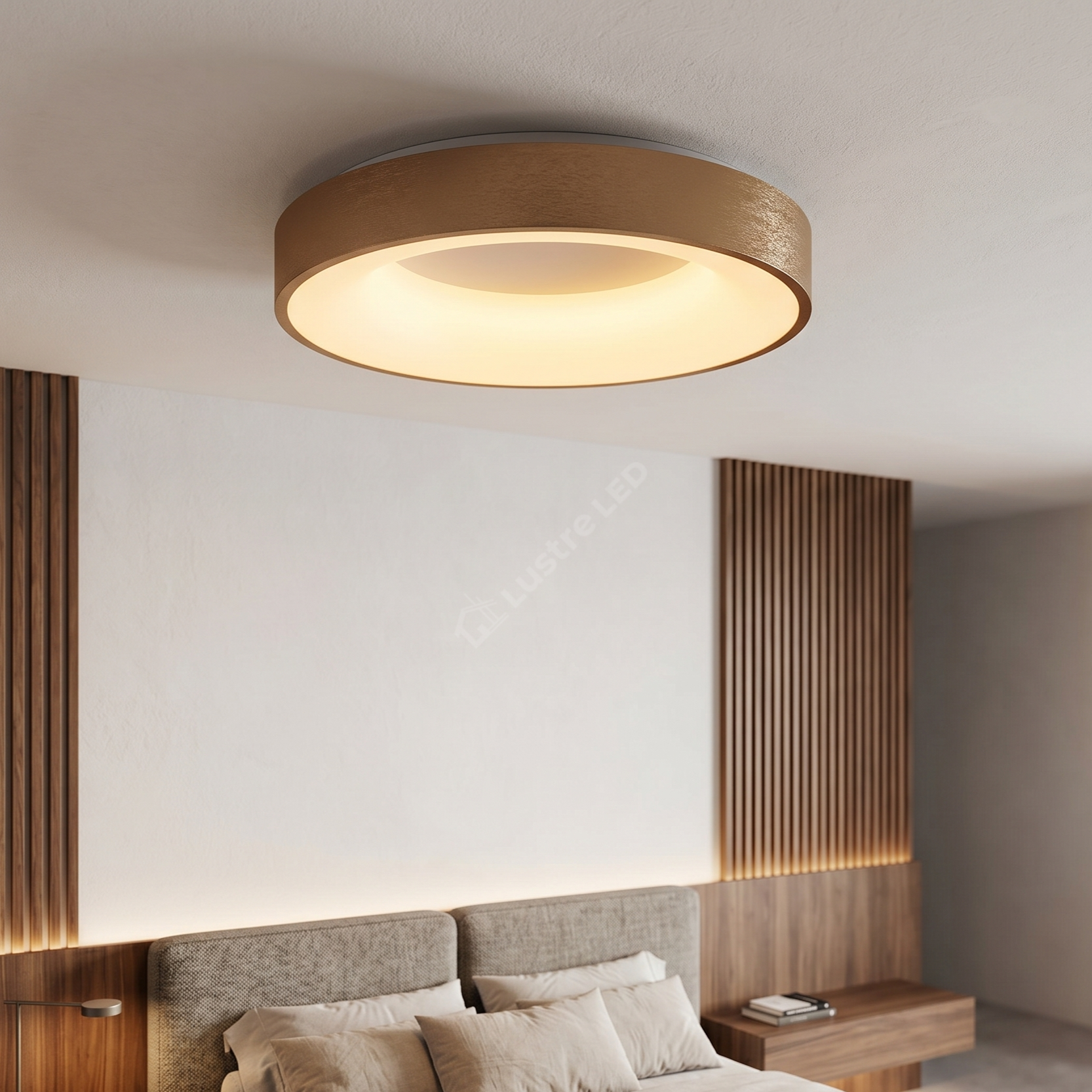 Plafoniera LED 30W Rotunda CALDIA GOLD 30CM Premium