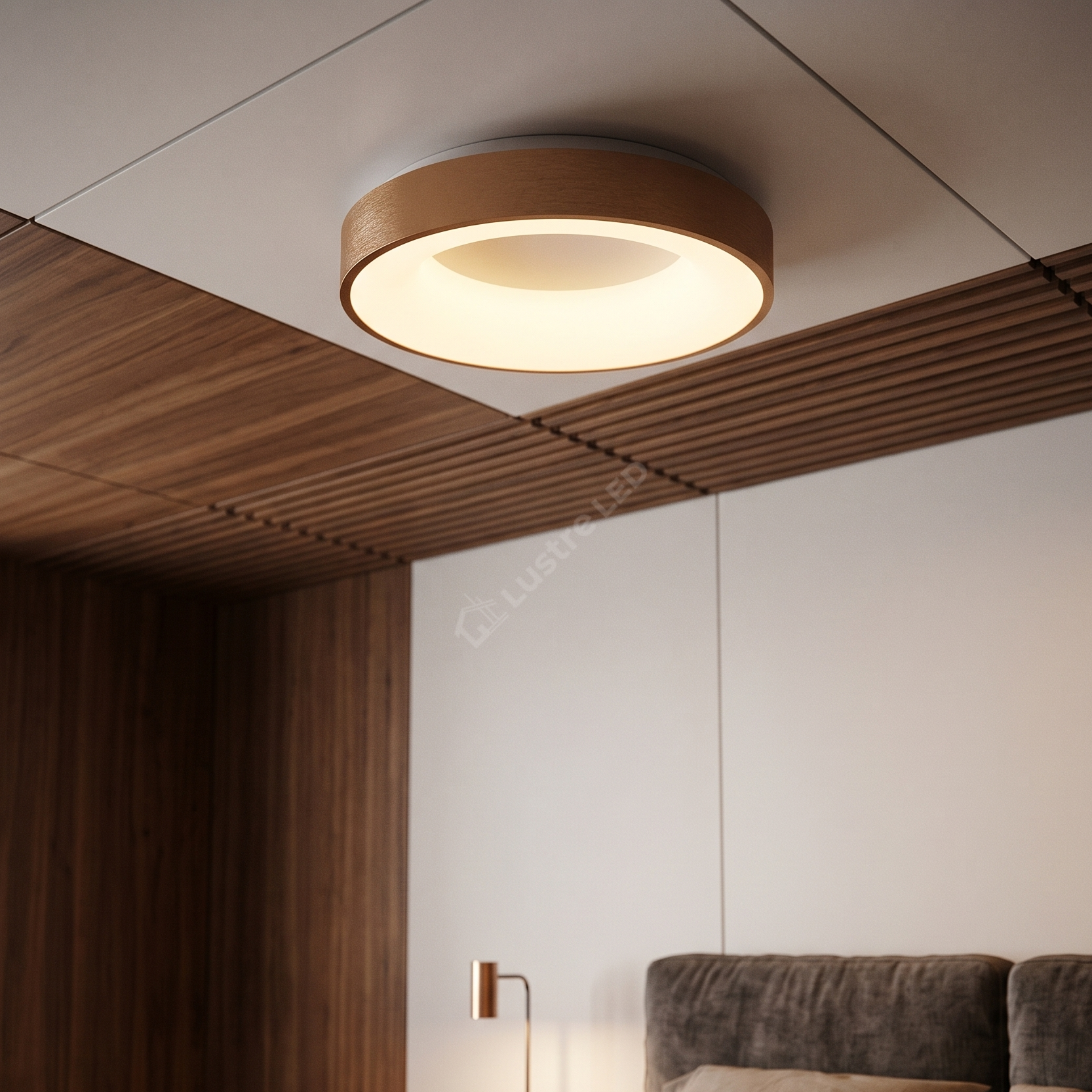 Plafoniera LED 30W Rotunda CALDIA GOLD 30CM Premium