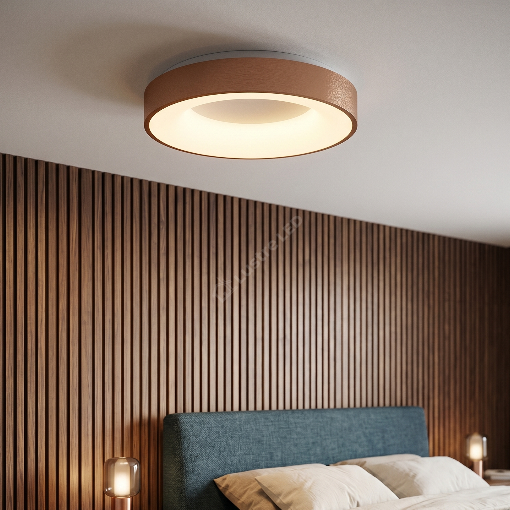 Plafoniera LED 30W Rotunda CALDIA GOLD 30CM Premium