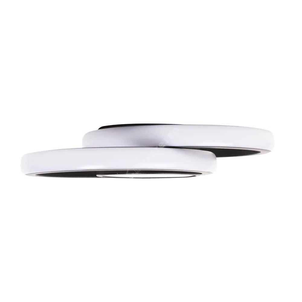 Plafoniera LED VISTA 3 Functii Black 38W 26CM Echivalent 165W