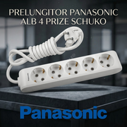 Prelungitor Alb Panasonic 5 Metri 4 Prize