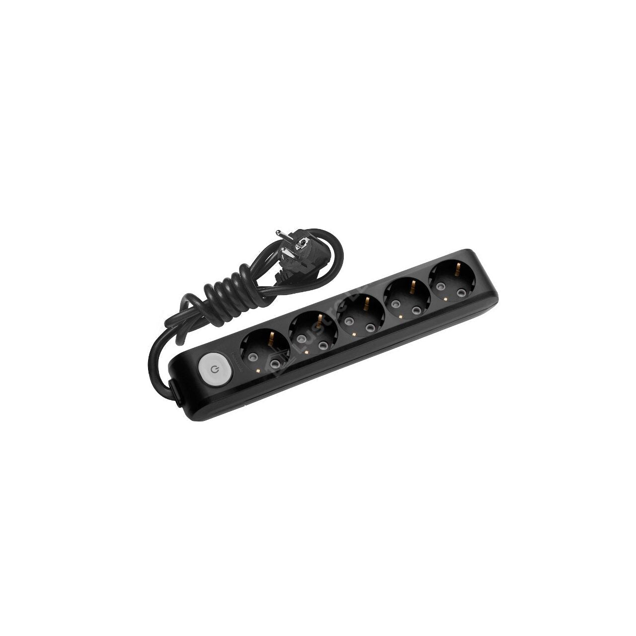 Prelungitor Negru Panasonic 1.5 Metri 5 Prize cu Buton