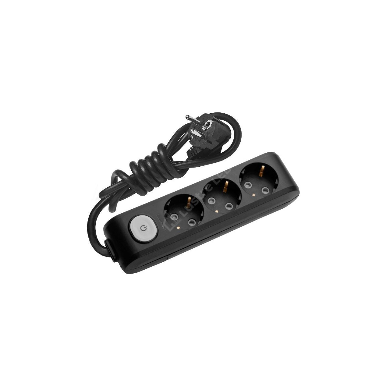 Prelungitor Negru Panasonic 3 Metri 3 Prize cu Buton