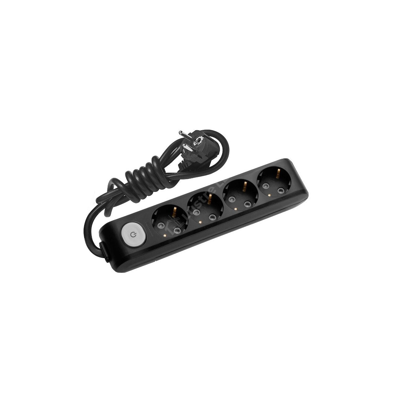 Prelungitor Negru Panasonic 3 Metri 4 Prize cu Buton