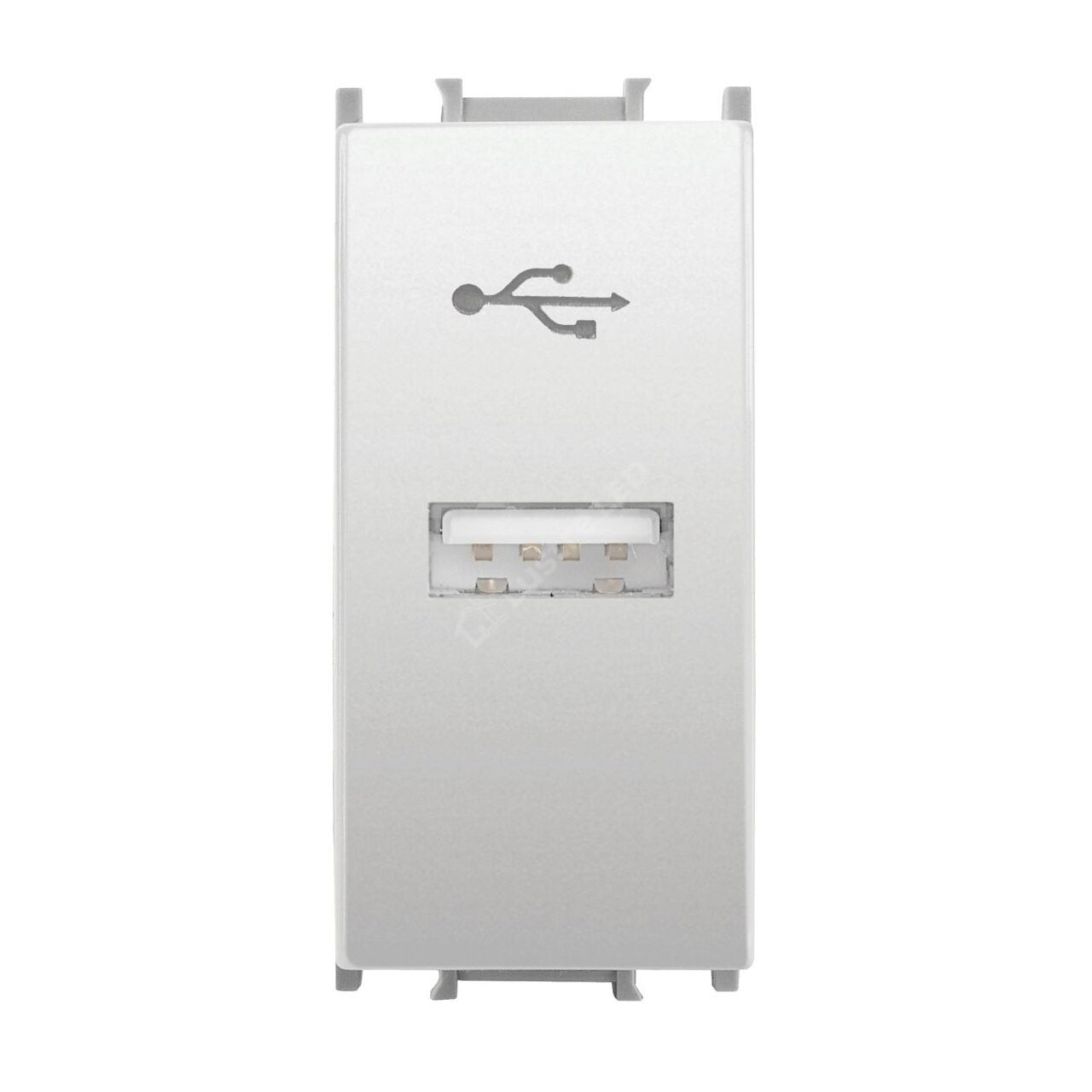 Priza Alba 1M USB TIP A Modulara Panasonic Thea Optima