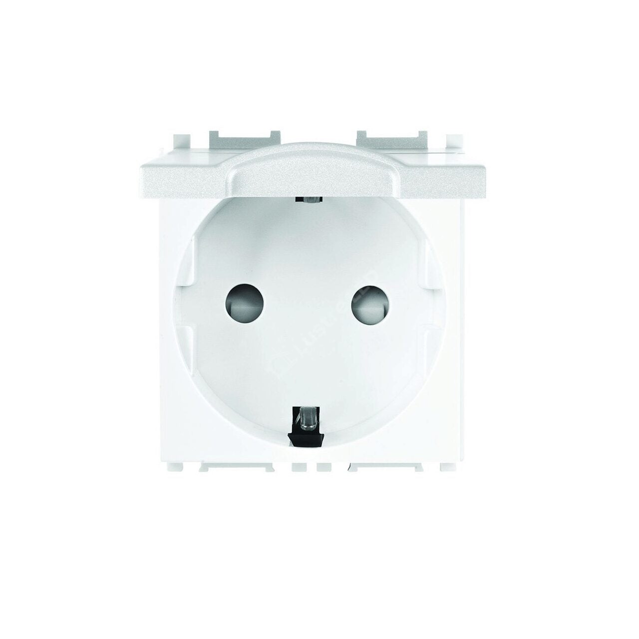 Priza Alba 2M SCHUKO cu Capac Modulara Panasonic Thea Optima