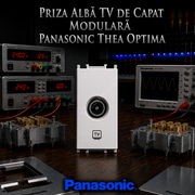 Priza Alba TV de Capat Modulara Panasonic Thea Optima