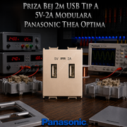 Priza Bej 2M USB TIP A 5V-2A Modulara Panasonic Thea Optima