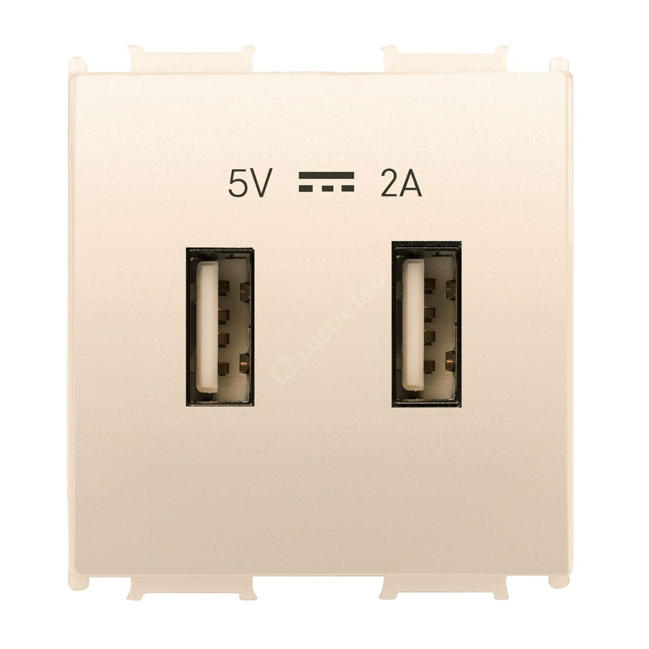 Priza Bej 2M USB TIP A 5V-2A Modulara Panasonic Thea Optima