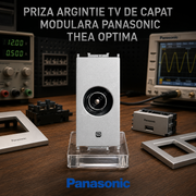 Priza Argintie TV de Capat Modulara Panasonic Thea Optima