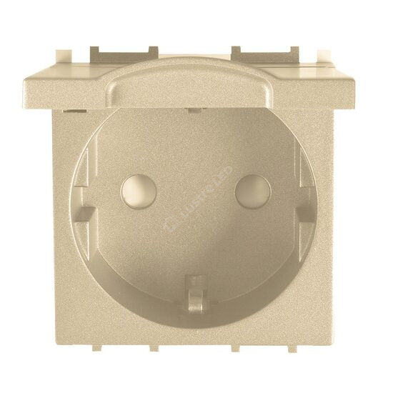 Priza Aurie 2M SCHUKO cu Capac Modulara Panasonic Thea Optima