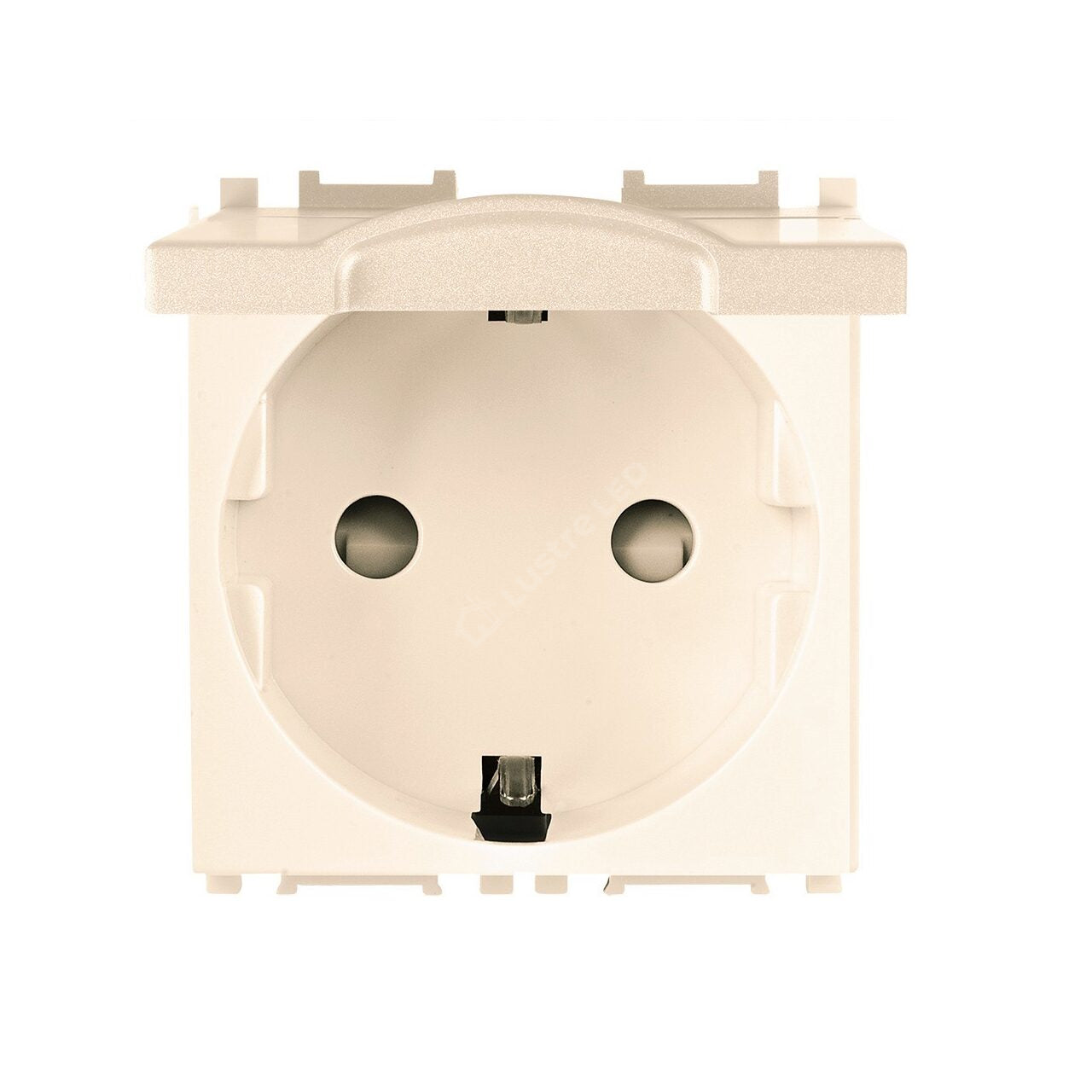 Priza Bej 2M SCHUKO cu Capac Modulara Panasonic Thea Optima