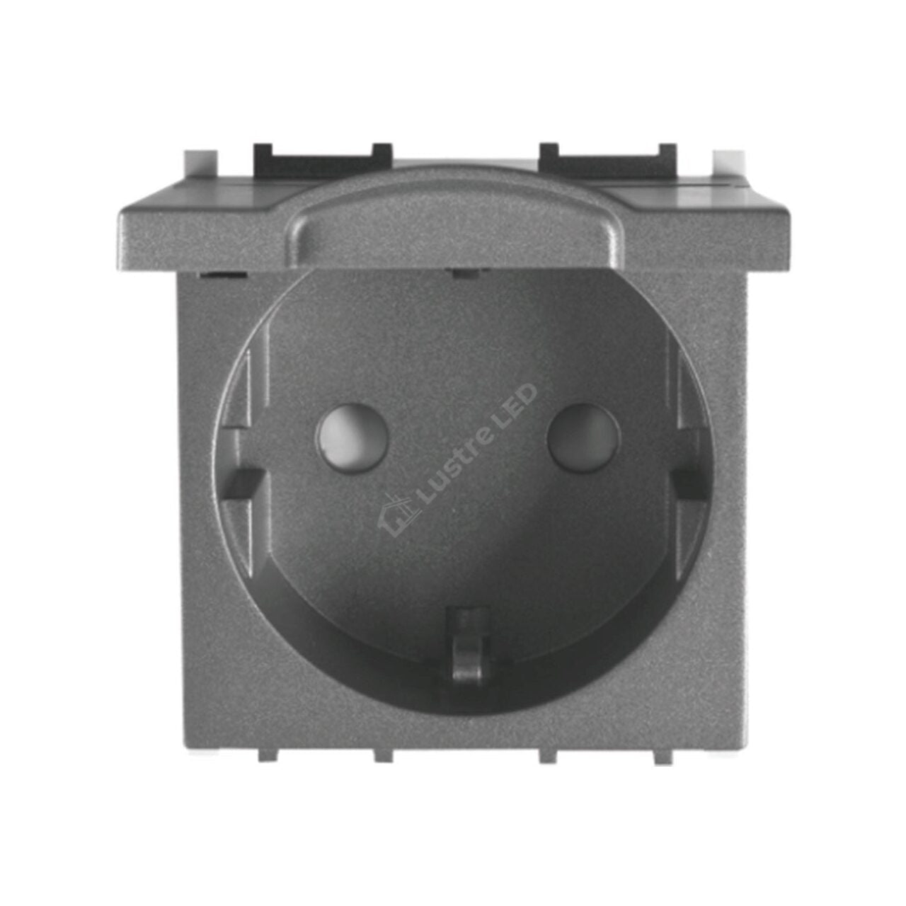 Priza Fumurie 2M SCHUKO cu Capac Modulara Panasonic Thea Optima