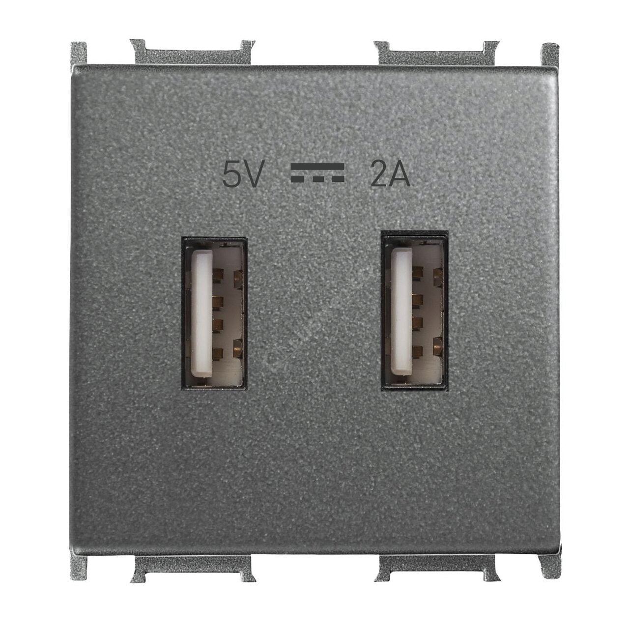 Priza Fumurie 2M USB TIP A 5V-2A Modulara Panasonic Thea Optima