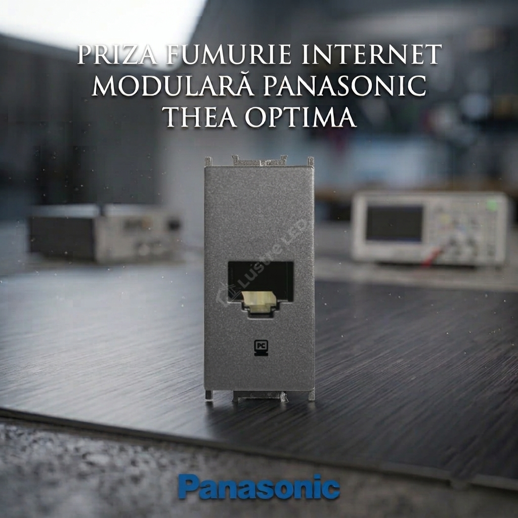 Priza Fumurie Internet RJ45 CAT6 Modulara Panasonic Thea Optima