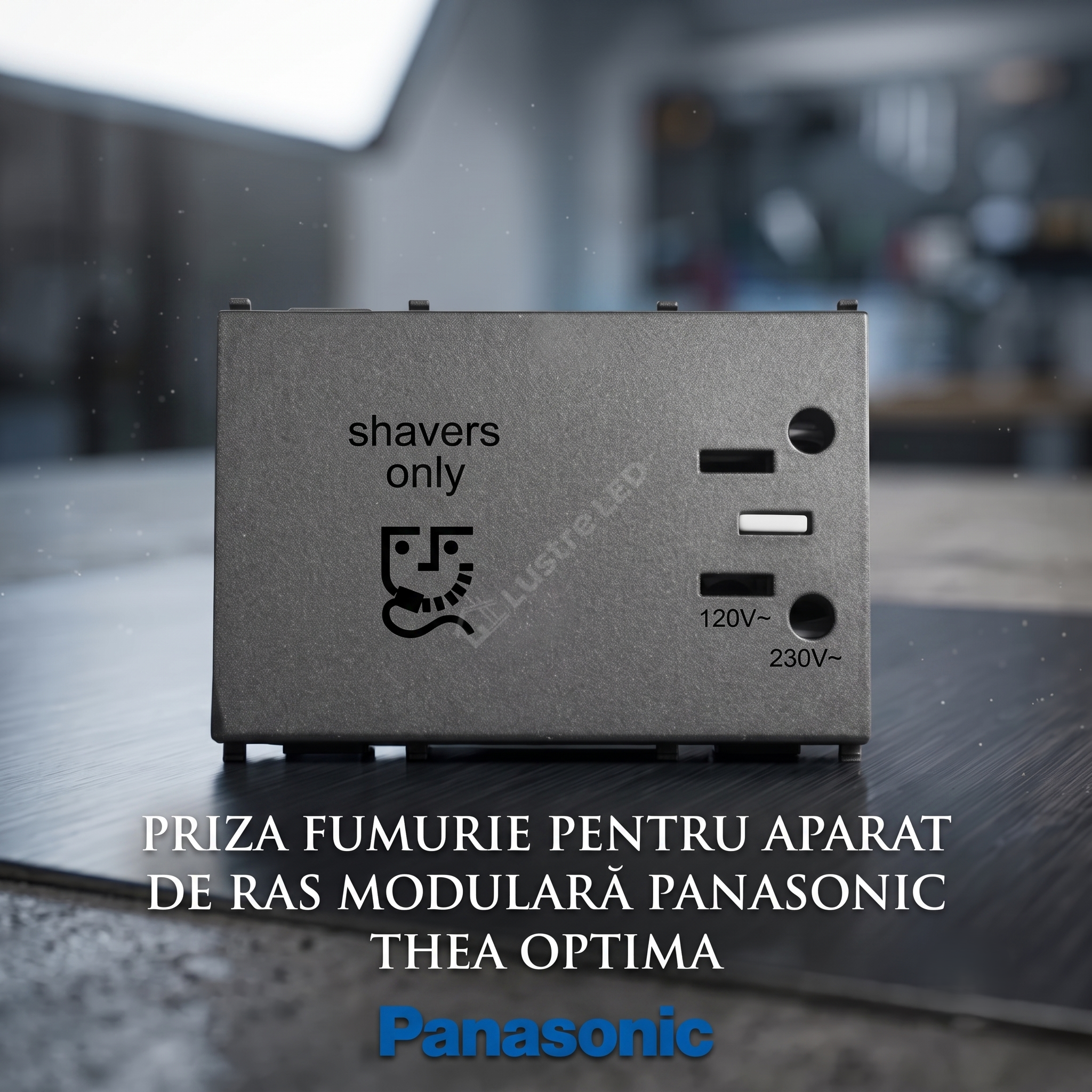 Priza Fumurie Pentru Aparat de Ras Modulara Panasonic Thea Optima