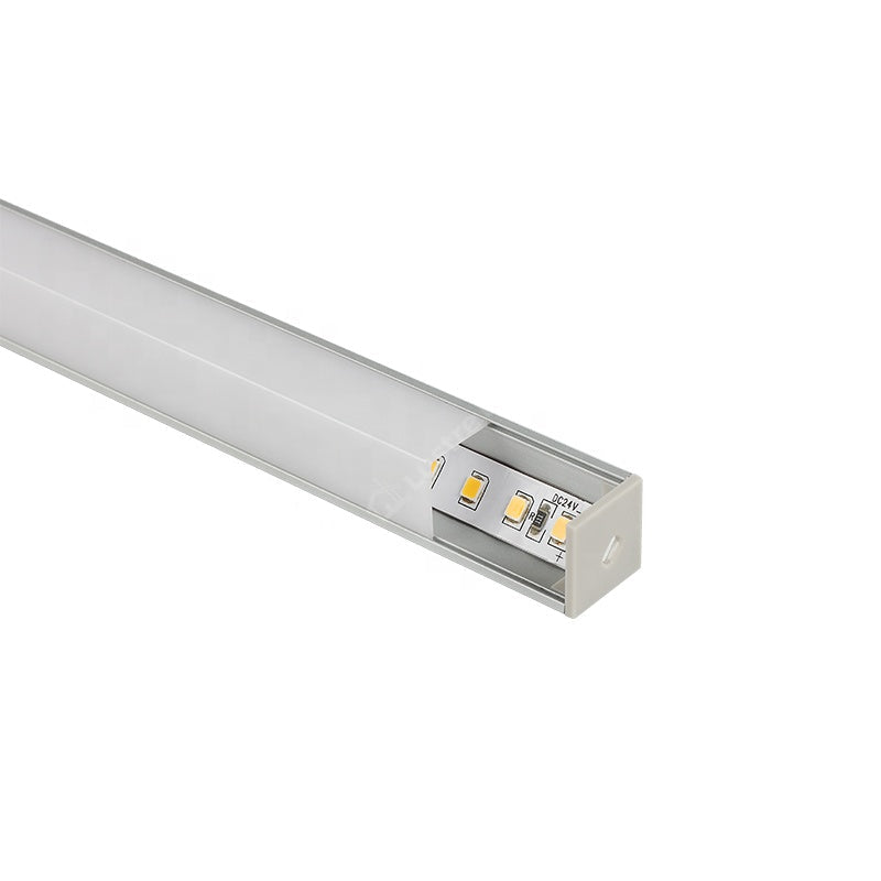 Profil Aluminiu Aplicat Square Tip L - Colt 90 Grade 2 Metri