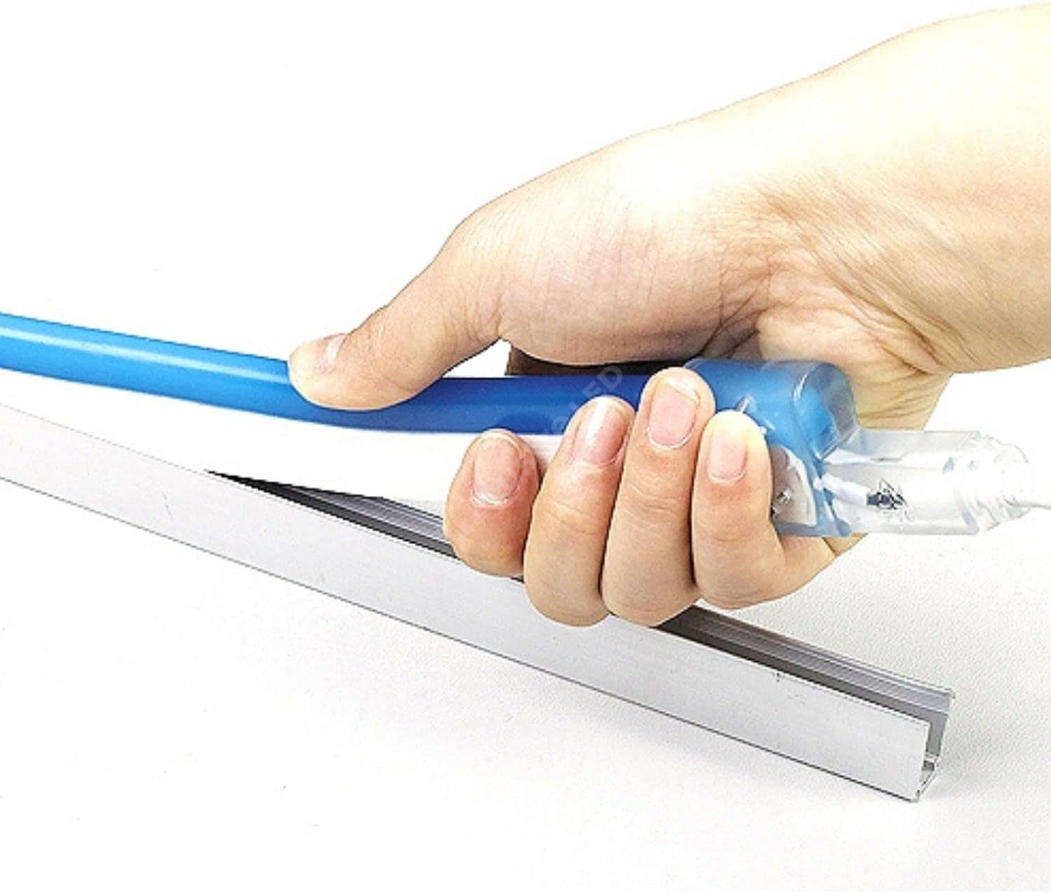 Profil Aluminiu Tip U 8mm - Neon Flex 220V - 1 Metru