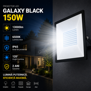 Proiector LED 150W Galaxy Black IP65 13000lm