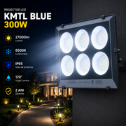 Proiector LED 300W KMTL Blue IP65 27000lm 6500K