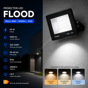 Proiector LED FLOOD Black 50W 5500lm IP65