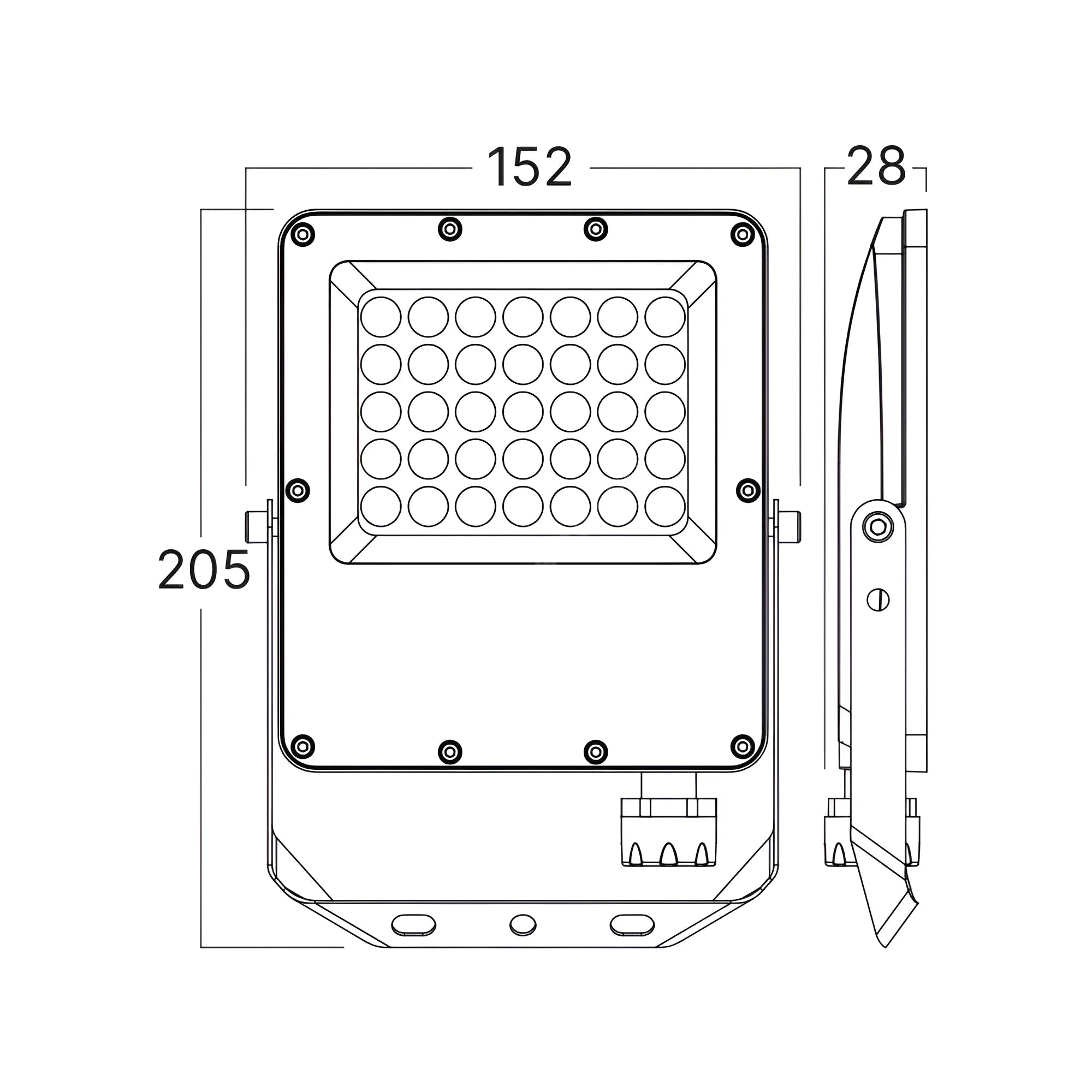 Proiector LED FLOOD Grey 30W IP65 3300lm CCT