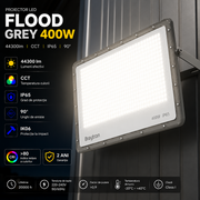 Proiector LED FLOOD Grey 400W IP65 44300lm CCT