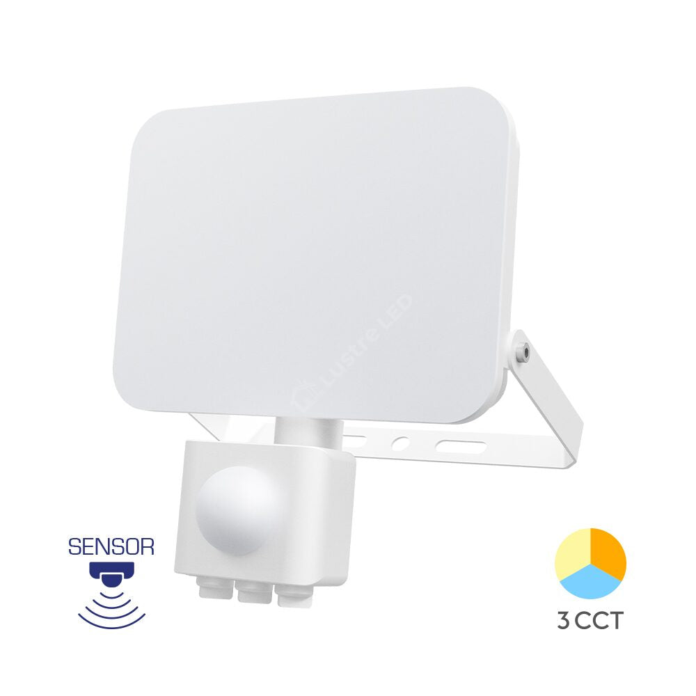 Proiector LED FLOOD White 30W 2850lm IP65 CCT cu Senzor