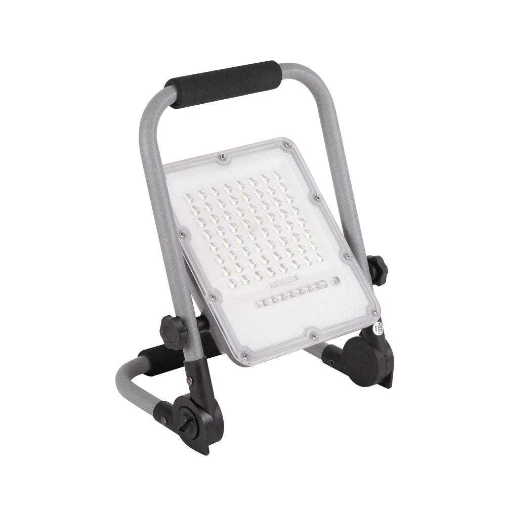Proiector LED Portabil Gri 6400K IP65